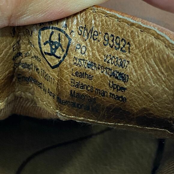 Ariat Clogs Women's 6B Leather Ariat Santa Cruz Style 93921 - Picture 11 of 13